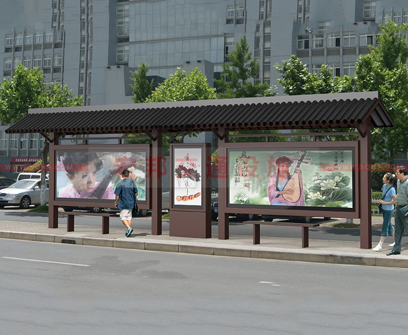 多種風(fēng)格選擇，滿(mǎn)足候車(chē)亭定制需求